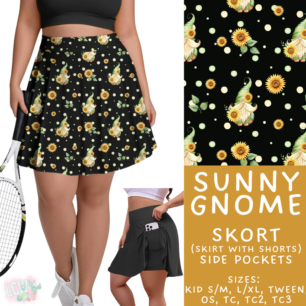 Batch #411 - July Request Run - Closes 9/11 - ETA late October - Sunny Gnome Skort
