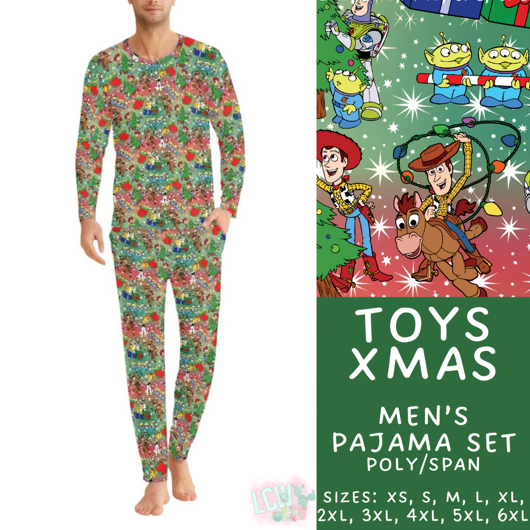 Batch #412 - Christmas Family Pajamas 2 - Closes 9/12 - ETA late October - Toys Xmas Men's Pajama Set