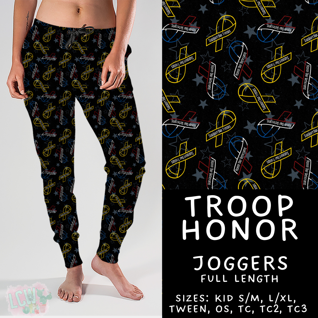 Batch #414 - Military 2 Collection - Closes 9/17 - ETA early Nov - Troop Honor Joggers