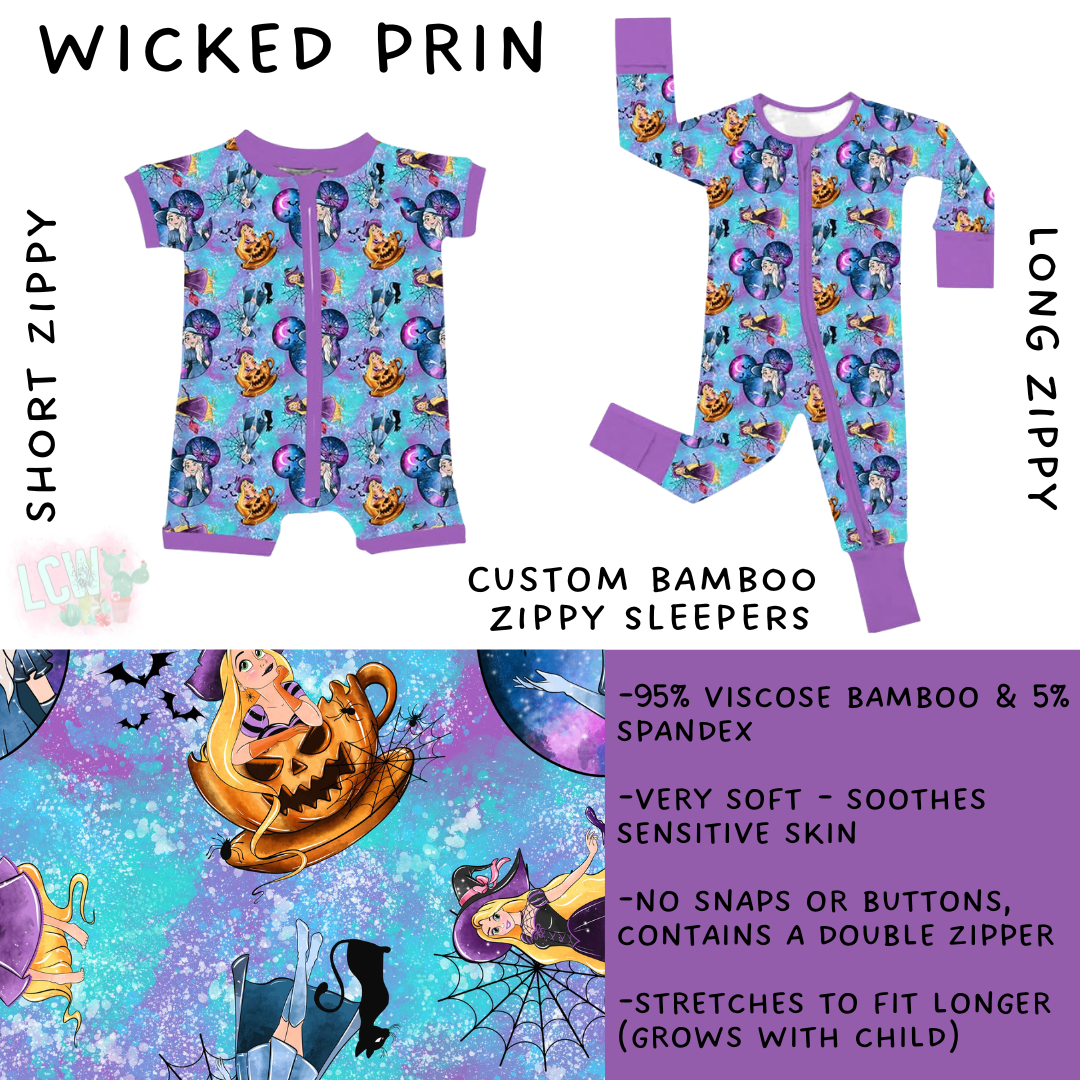 In Production - Batch #374 - Wicked Prin Costumes Long Zippy Sleeper - 18-24 months