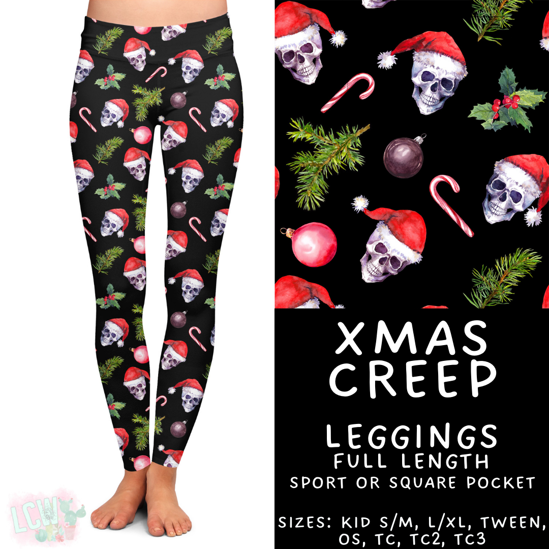 Batch #413 - Merry Creepmas 2 - Closes 9/15 - ETA early November - Xmas Creep Full Length Leggings