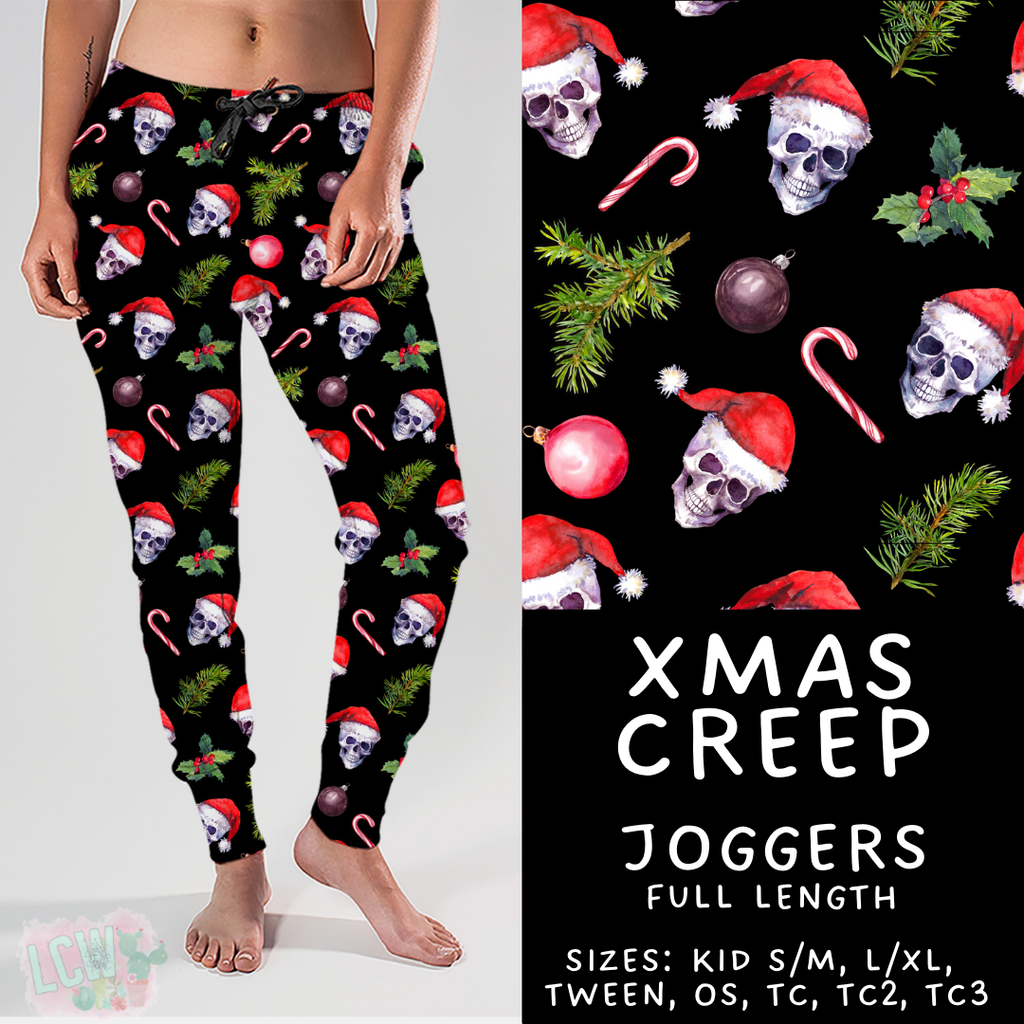 Batch #413 - Merry Creepmas 2 - Closes 9/15 - ETA early November - Xmas Creep Joggers