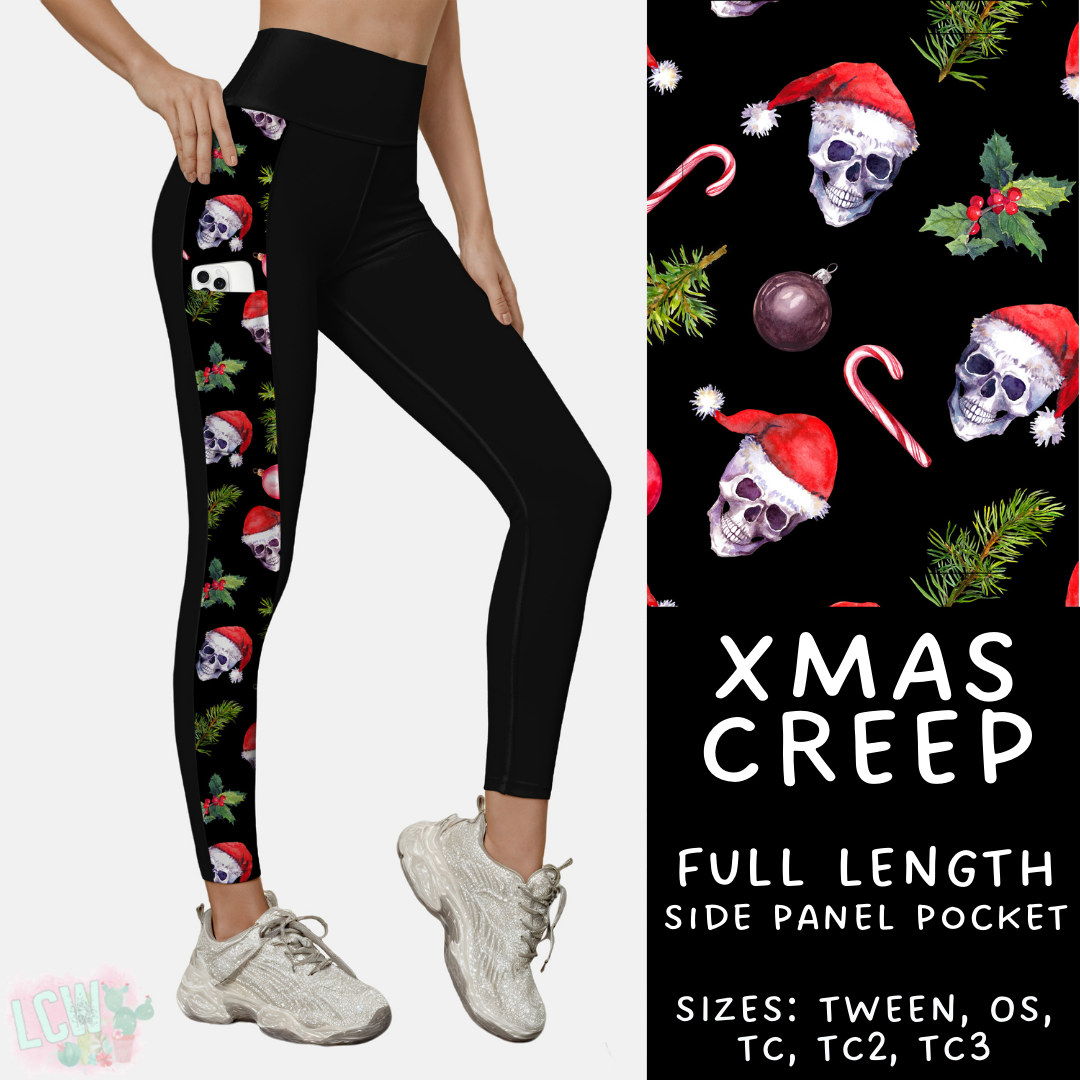 Batch #413 - Merry Creepmas 2 - Closes 9/15 - ETA early November - Xmas Creep Side Panel Pocket Leggings