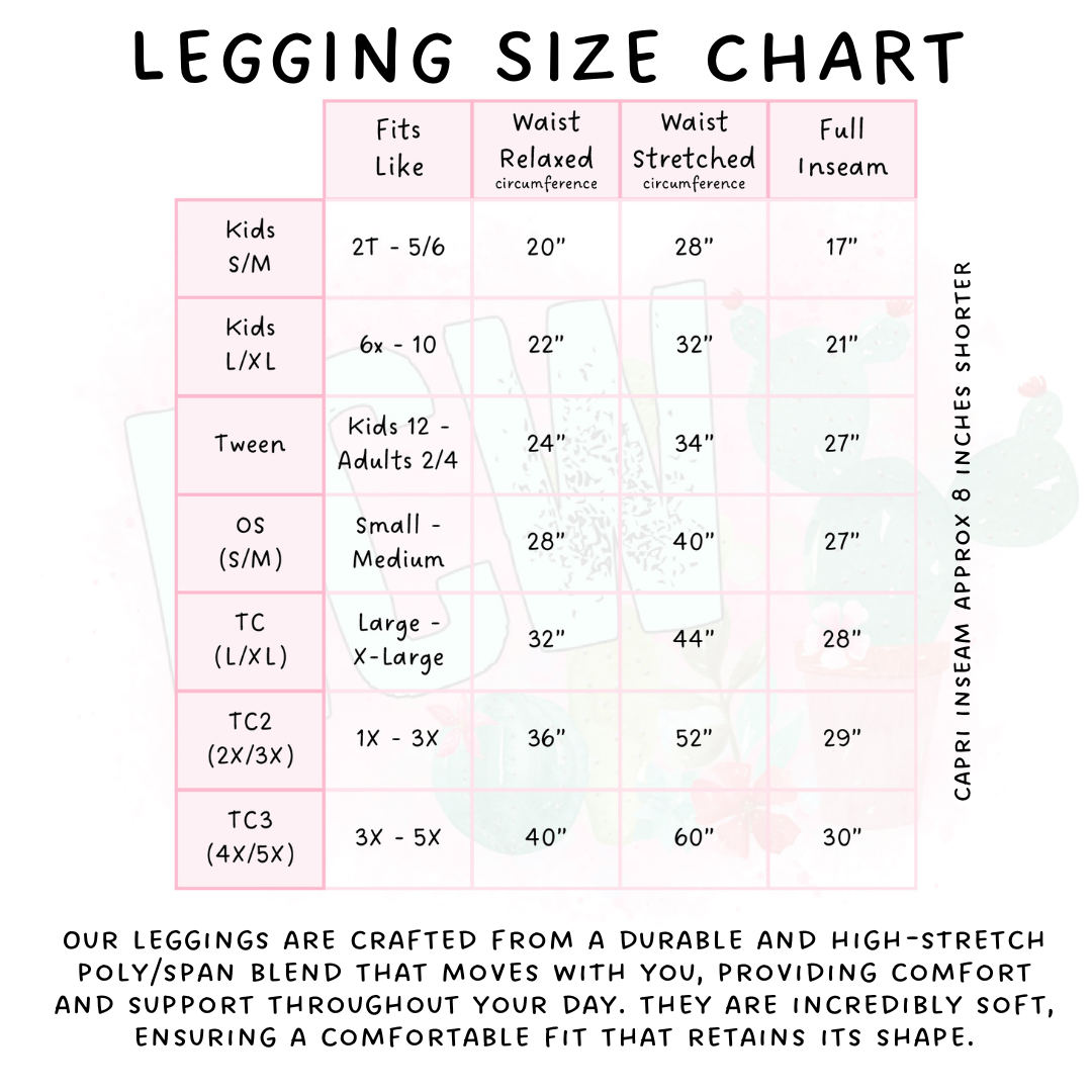 Ready To Ship - Space Xmas Full Length Leggings - TC Square Pocket