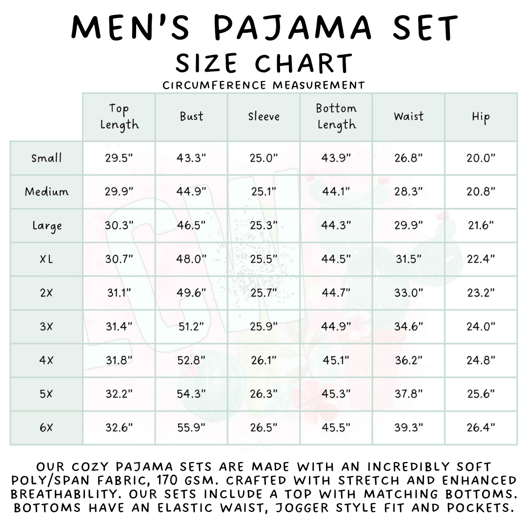 Batch #412 - Christmas Family Pajamas 2 - Closes 9/12 - ETA late October - Pretty Flakes Men's Pajama Set