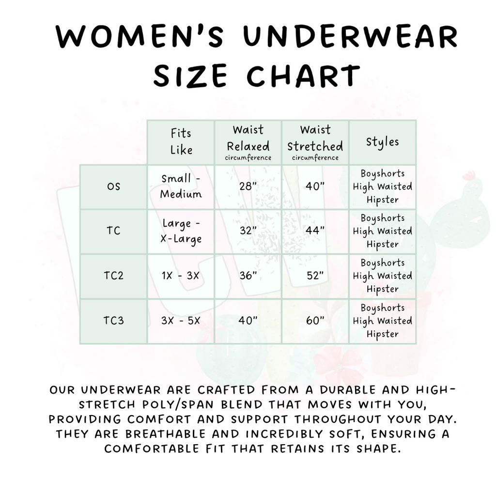 Ready To Ship - Amuck Women's Underwear - Boy Short TC & Hipster TC2