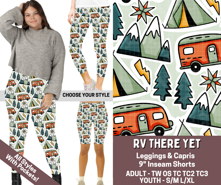 Preorder! Closes 3/5. ETA June. RV There Yet Combo Legging Lengths